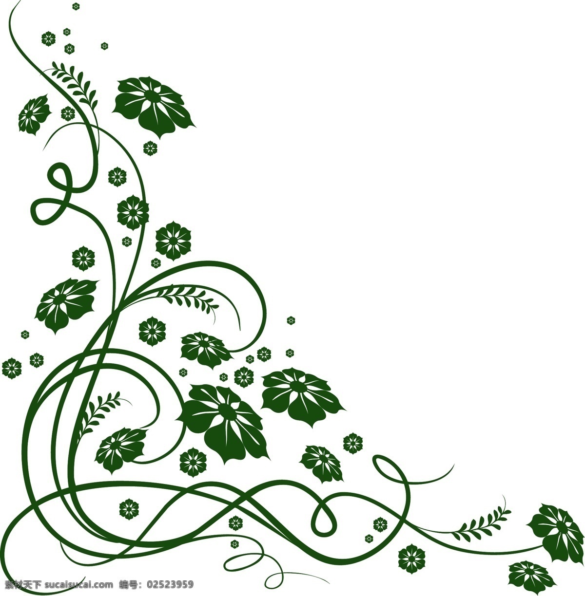 矢量 花纹 花边 线条 矢量图 白色