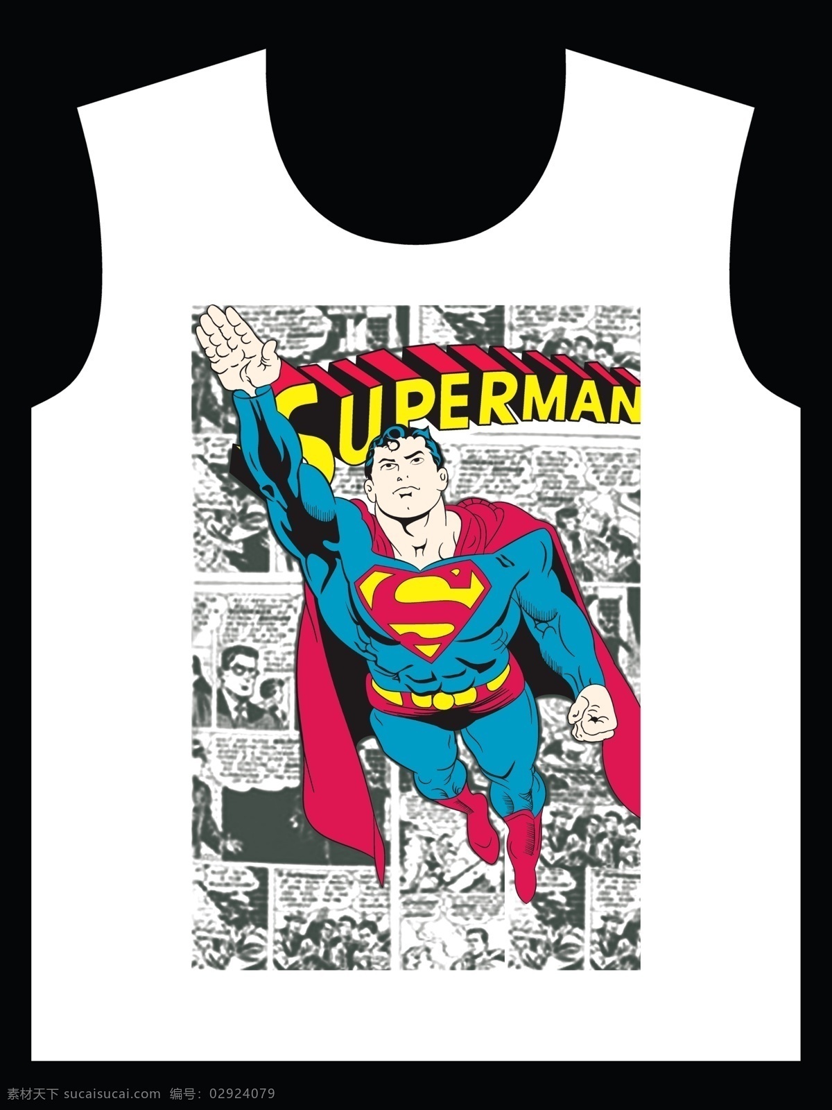 超人 漫画 风格 t 恤 服装 印花 图案 设 漫画风格 t恤服装 印花图案 动漫动画 动漫人物