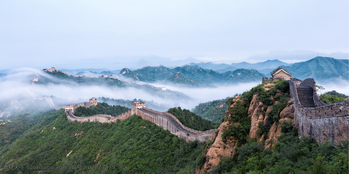 中国长城 雄伟长城 蜿蜒长龙 美丽长城 长城 旅游摄影 人文景观