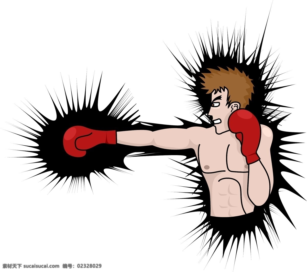 卡通动物 拳击 体育广告 体育运动 文化艺术 运动广告 拳击矢量素材 拳击模板下载 拳击运动员 搏击 强壮男人 矢量 矢量图 日常生活