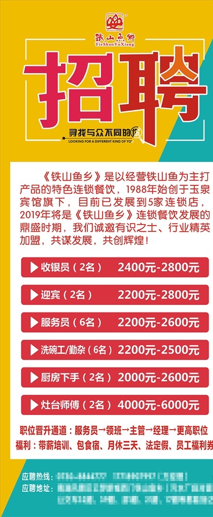 铁山招聘 招聘写真 个性展架 个性写真 cdr矢量 铁山标志