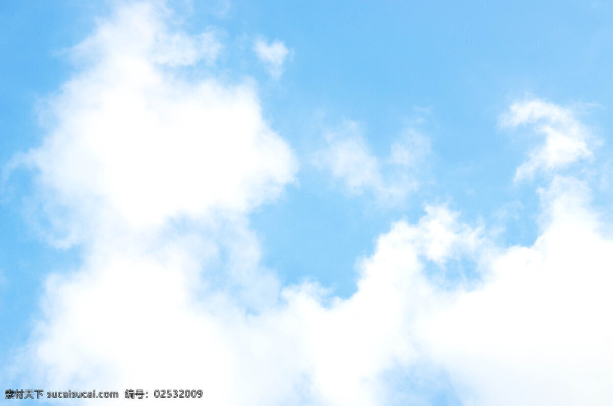 天空 白云 绿树 蓝天 云彩