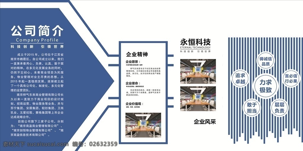公司简介 企业文化 企业愿景 背景墙 文化墙 公司口号 企业精神 展板模板