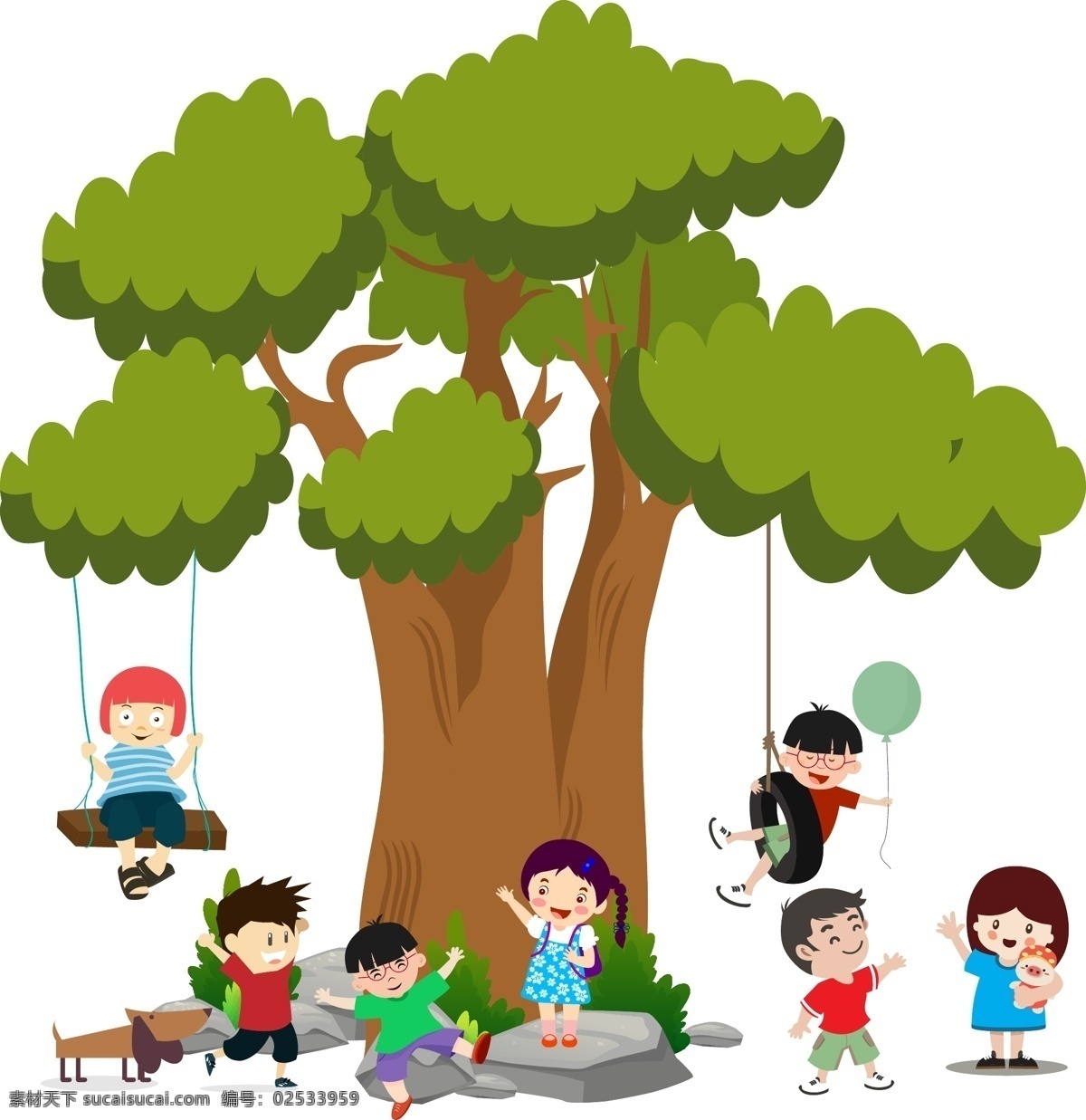 幼儿园素材 卡通贴纸 卡通墙绘 小动物 动物 卡通 萌 可爱 动物园 动物素材 q版动物 动物底图 动物舞台背景 动物表演 动物展板 动物宣传画 卡通动物 丛林舞台背景 可爱卡通动物 可爱动物 童话世界 动物王国 卡通动物配图 卡通树 小孩 卡通小孩