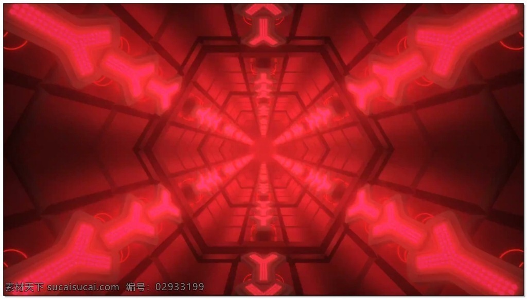 红色 知网 隧道 高清视频素材 视频素材 动态视频素材 蜘蛛网 线条