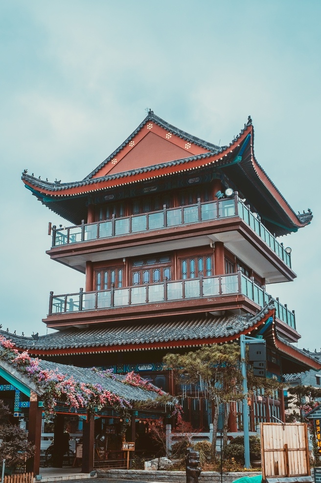 东夷小镇 塔楼 小镇 复古 建筑 楼房 古建筑 风景 旅游摄影 国内旅游