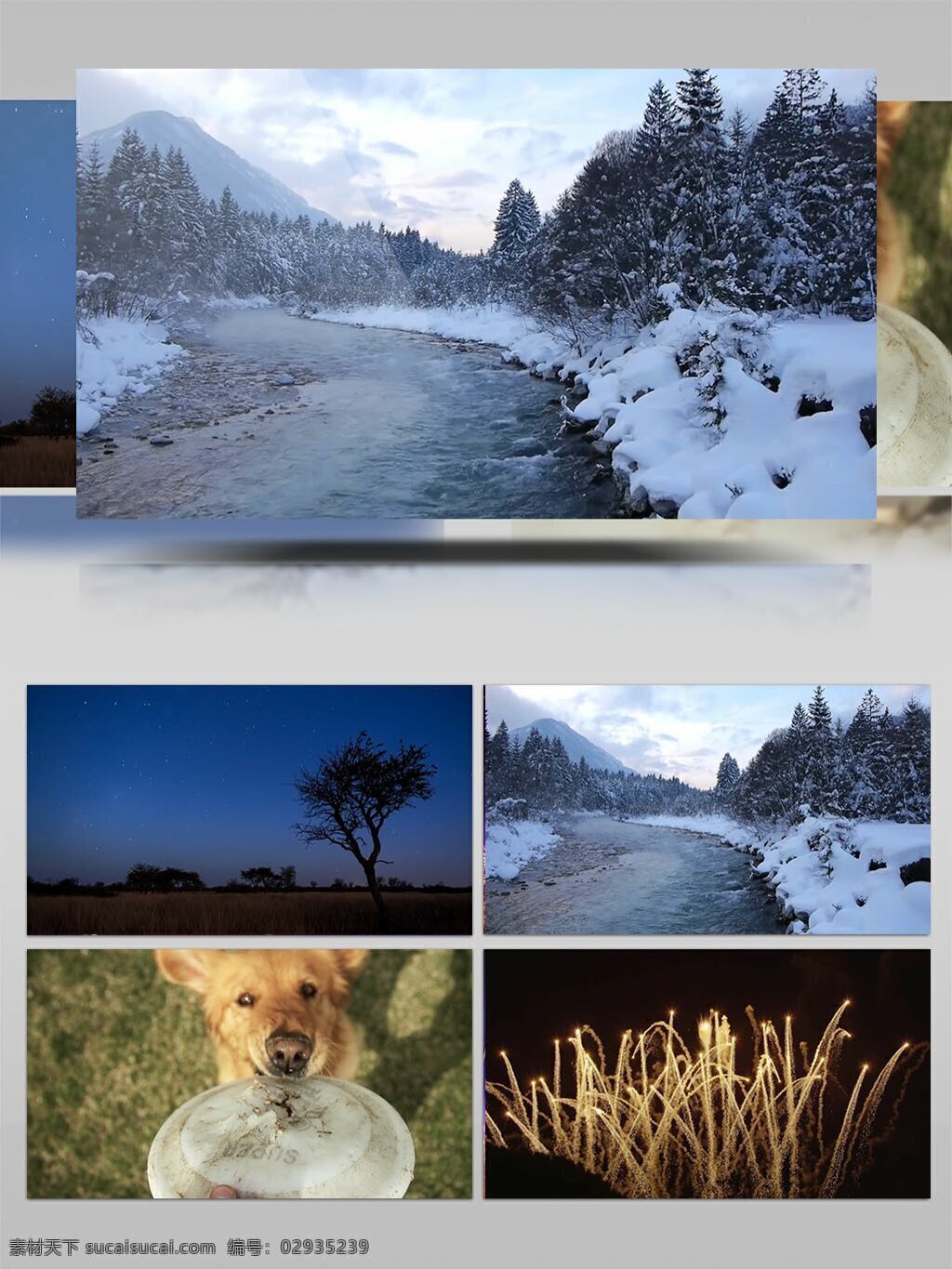 山峰 雪山 自然风景 视频 视频素材