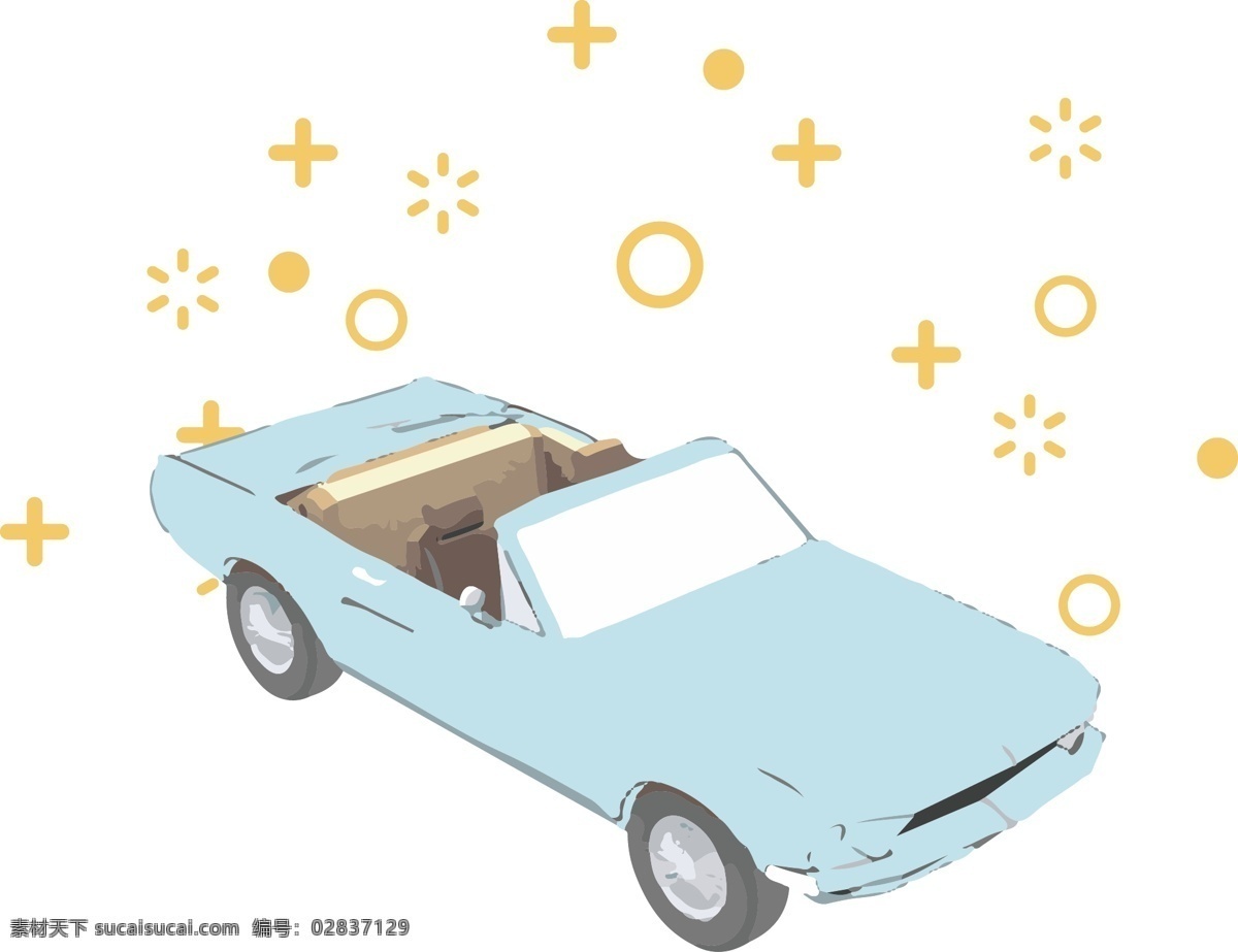 简约 汽车模型 元素 汽车 模型 交通工具 玩具 物品 交通方式