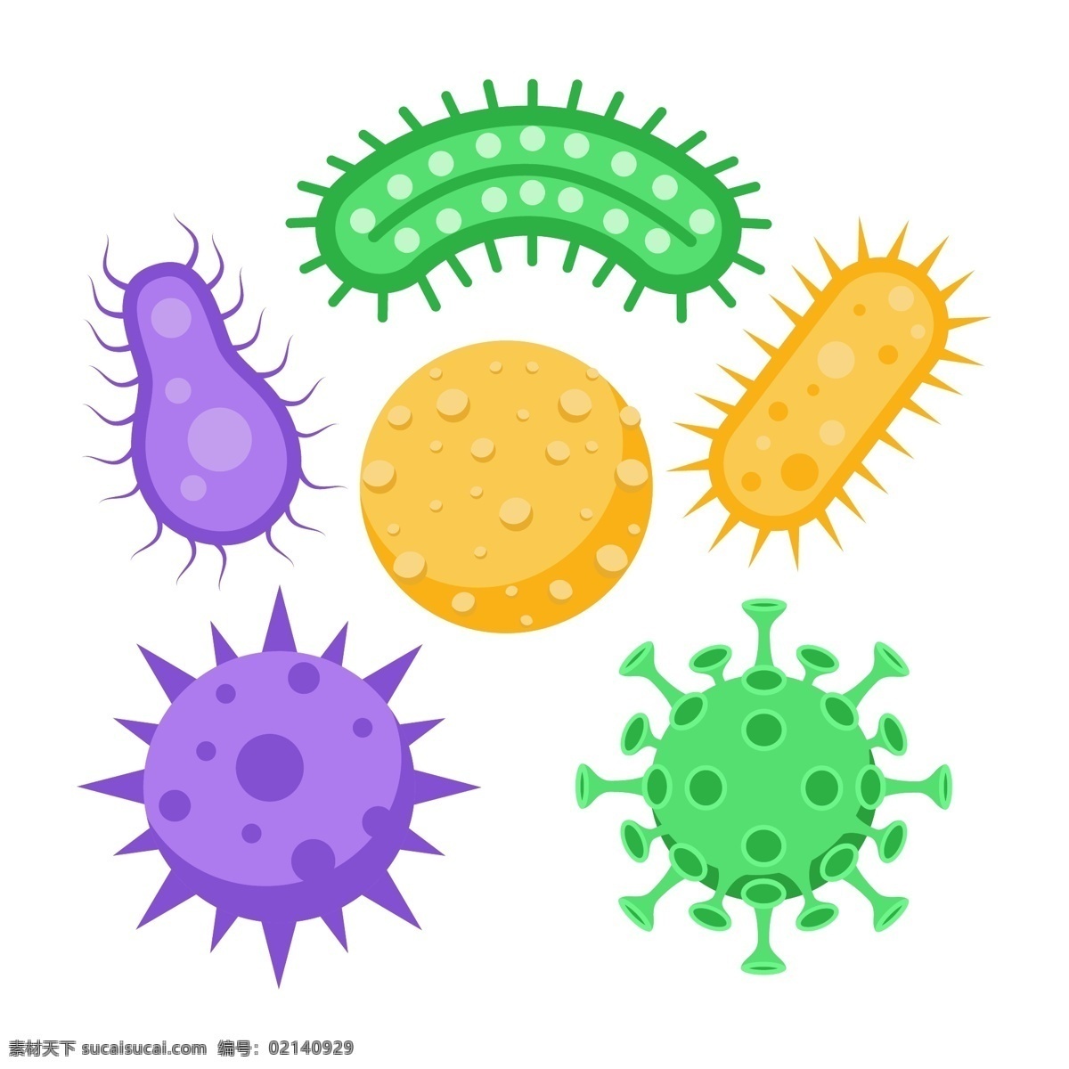 病毒 细菌 防护 防疫 洗手 免疫 消毒杀菌 细胞 医疗医护 ai矢量图 高清图片