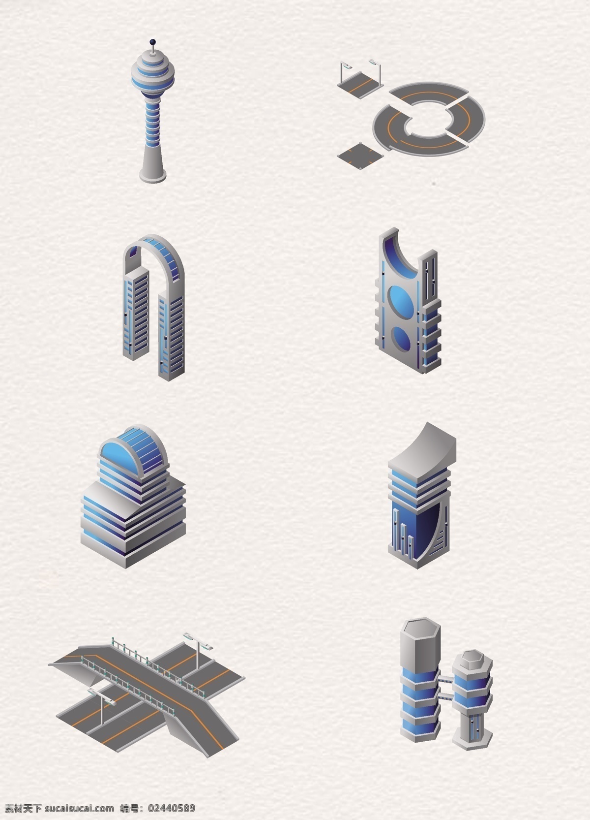 现代 城市 建筑物 创意 装饰 图案 卡通 彩色 简约