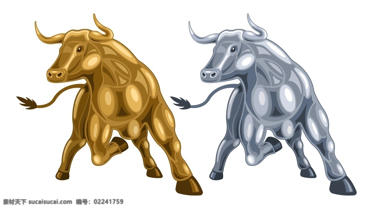牛年素材图片 牛年素材 金牛 牛 牛年 金色 生肖 牛年背景