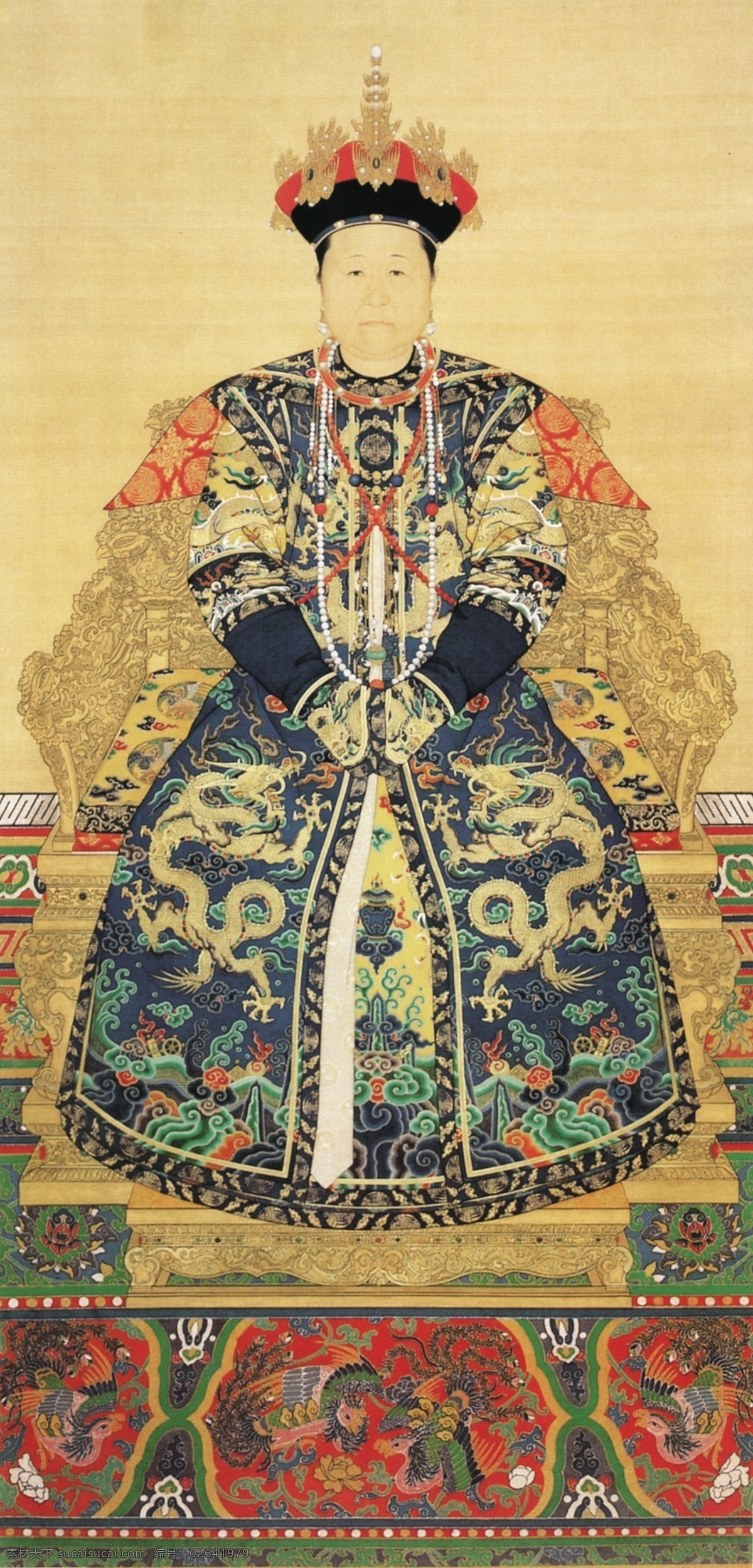 古画 人物 分层 源文件 古画人物 皇帝 皇后 民间艺术 中国 传统 元素 整合 太子 清朝官员 文化艺术