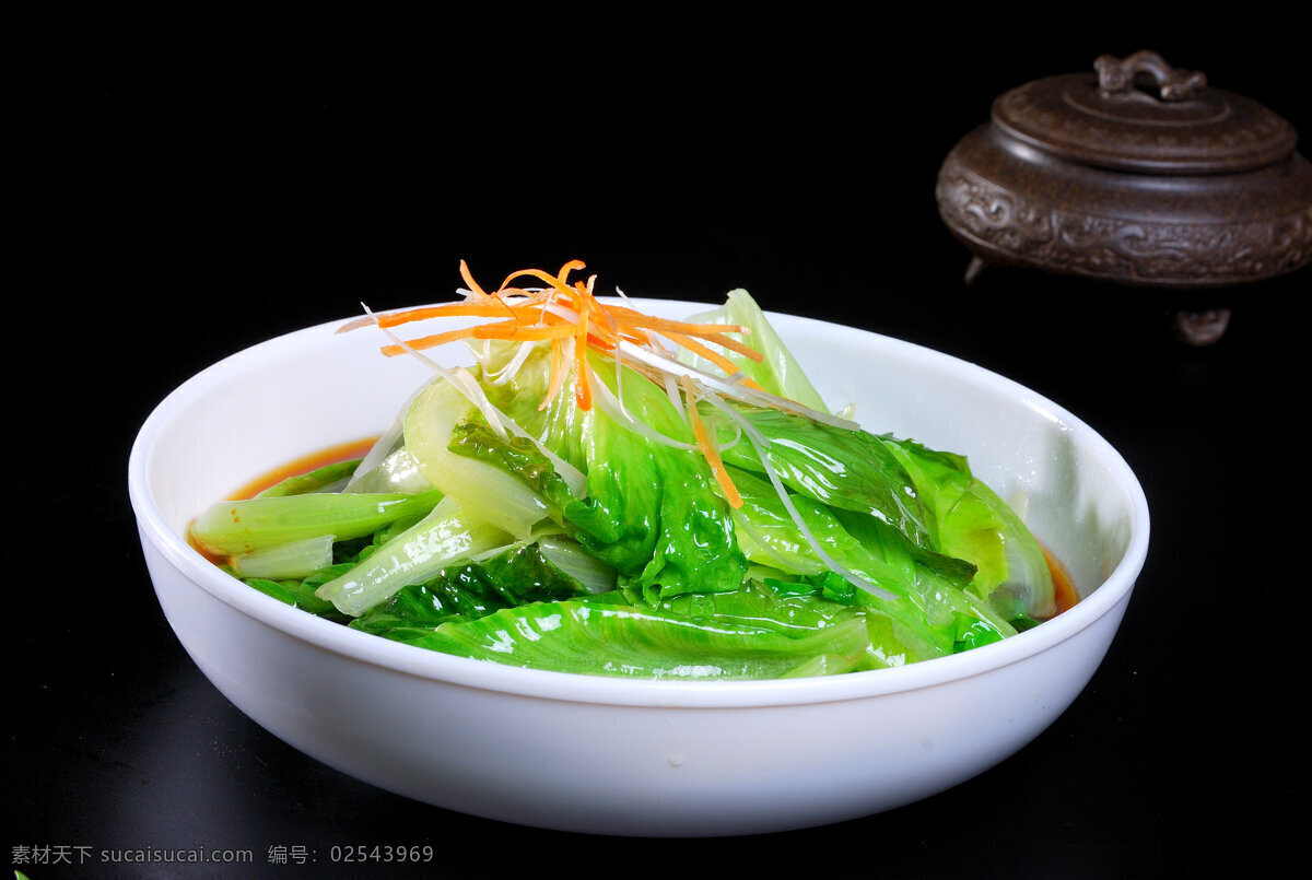 白灼生菜 生菜 清炒生菜 炒生菜 蔬菜 素菜 餐饮美食 传统美食