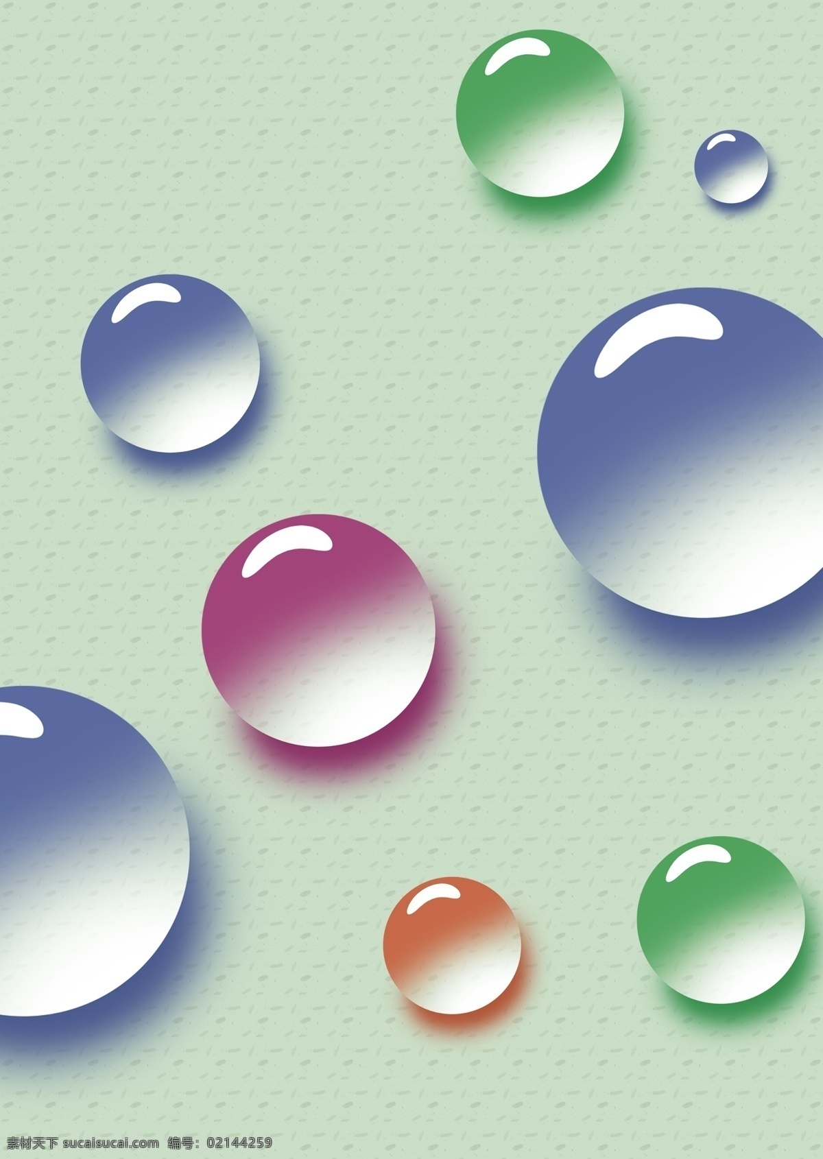 水晶球图片 水晶 球 水晶球 彩色背景 绿色背景 气泡 水珠 水滴 珠子 画 分层