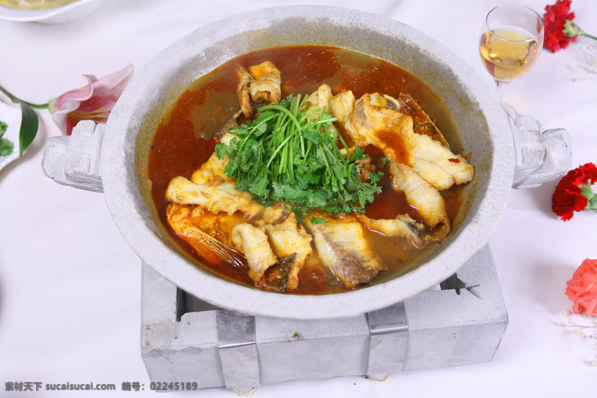 石锅鱼 湘菜系列 传统美食 餐饮美食