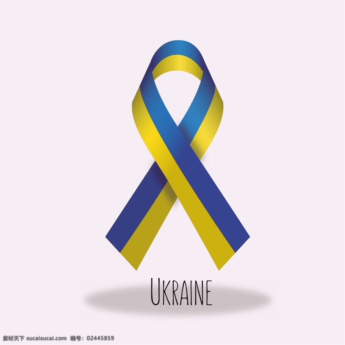 乌克兰 国旗 丝带 丝带设计
