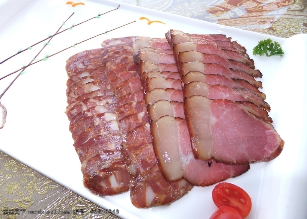 肉片 美味食物 美味佳肴 佳肴 食物 肉 宣威火腿肉 传统美食 餐饮美食