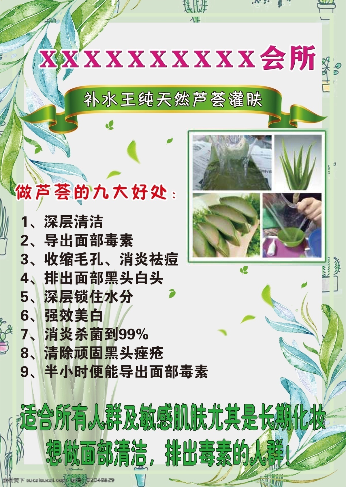 芦荟护肤 芦荟 美容 化妆品 护肤 分层
