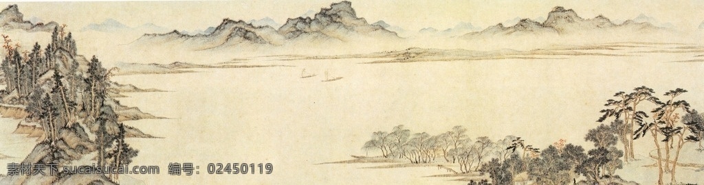 中国山水画 山水画 国画 中国元素 文化艺术 古代 绘画书法
