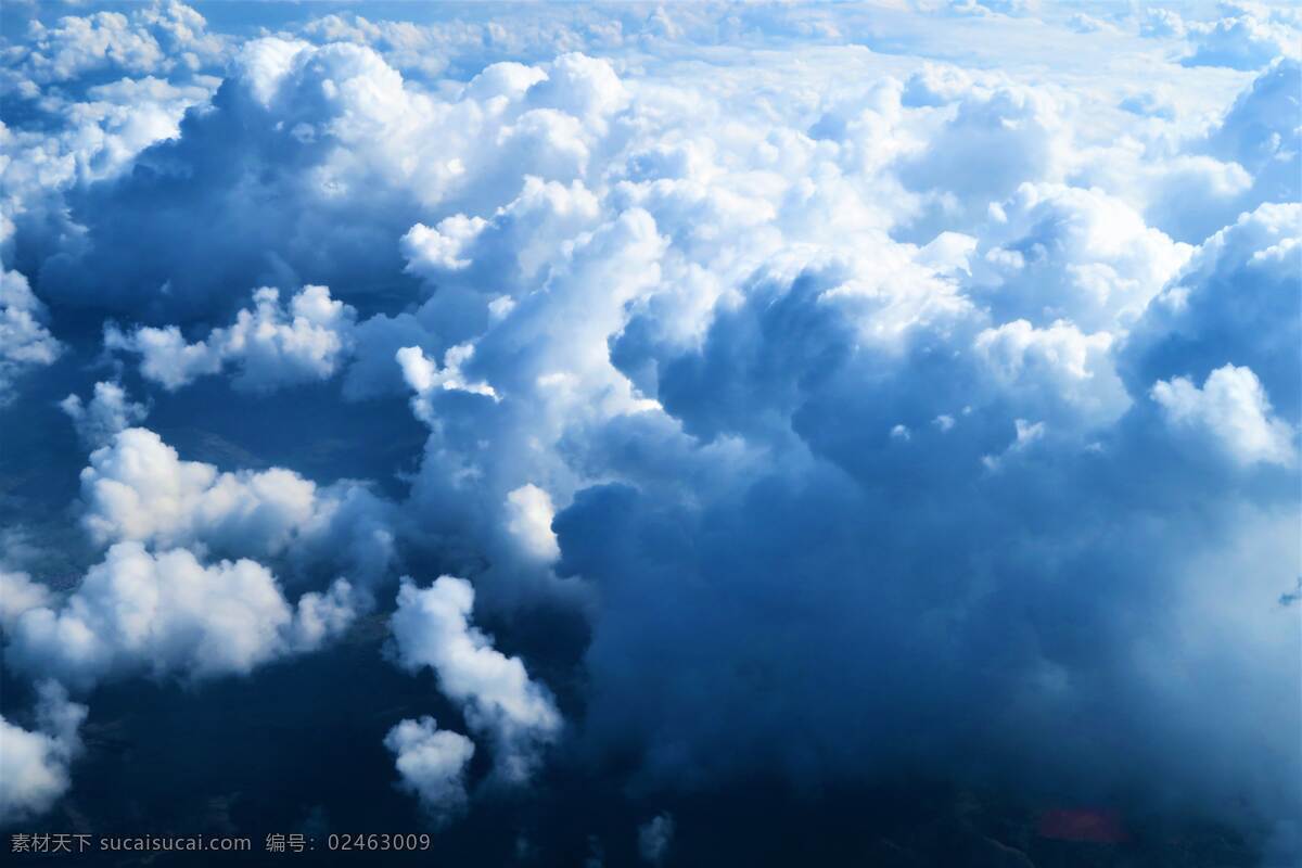 云朵蓝天 云朵 云 白云 大气层 蓝天 蓝色云朵 云朵明暗 自然景观 自然风景