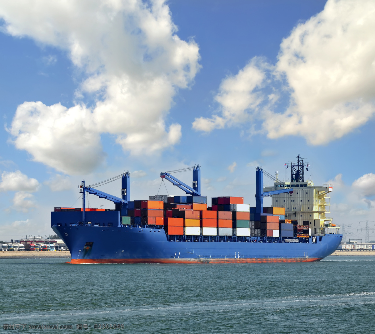海面 航行 集装箱 货轮 物流 运输 货运 汽车图片 现代科技