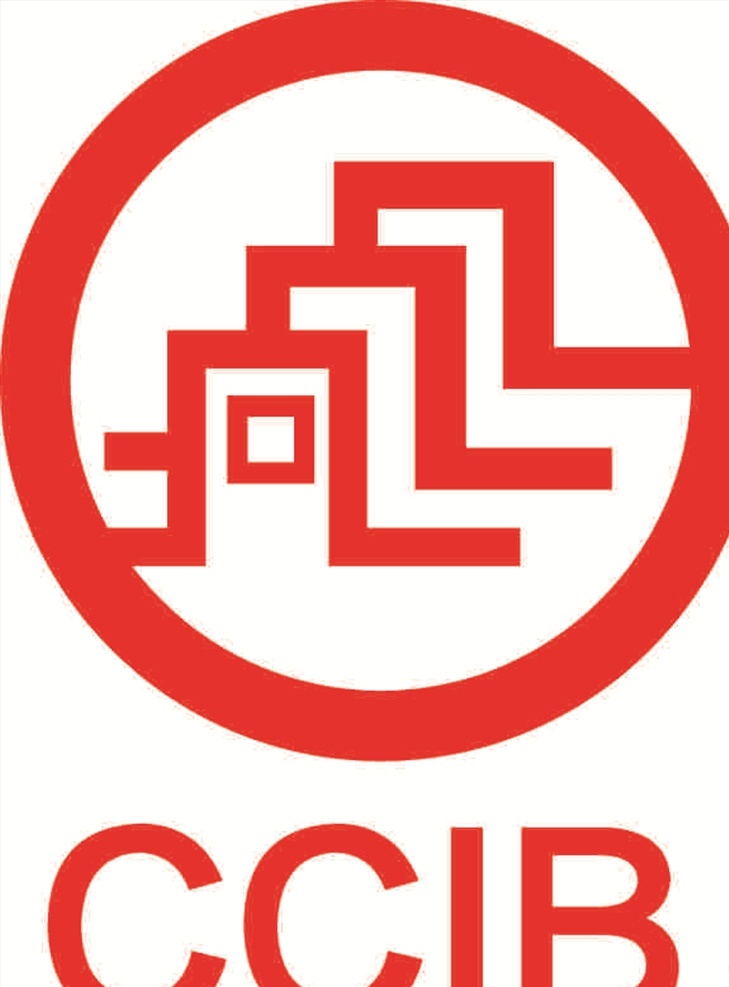 长城保险 logo 标志 ccib 红色保险标志 标志图标 企业