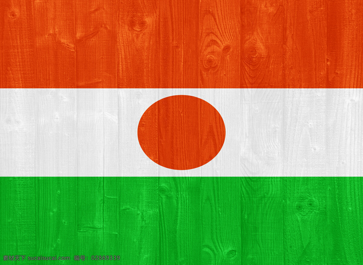 尼日尔国旗 橙色