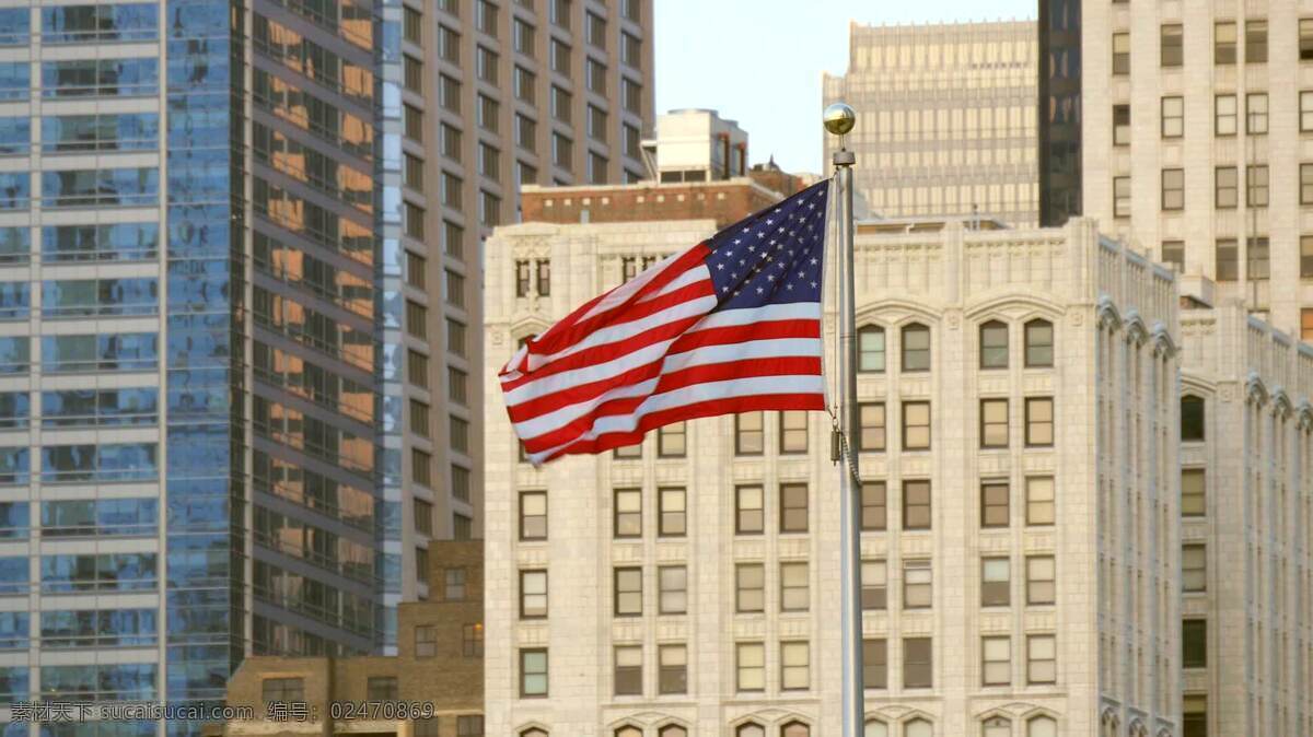 美国 国旗 芝加哥 飘扬 城镇和城市 世界国旗 伊利诺伊州 密歇根湖 摩天大楼 我们 美利坚合众国 晴朗的 夏天 热的 城市 密歇根运河 芝加哥河 高层 市中心 旗帜 飞 飞行