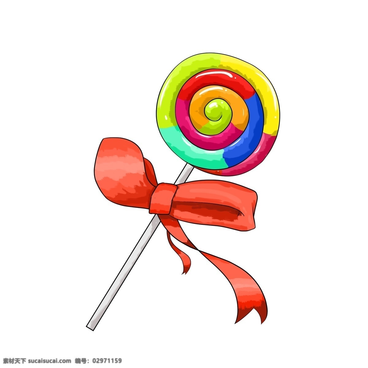 彩色 棒棒糖 插画 彩色的棒棒糖 圆形棒棒糖 漂亮的棒棒糖 立体棒棒糖 红色的蝴蝶结 蝴蝶结装饰