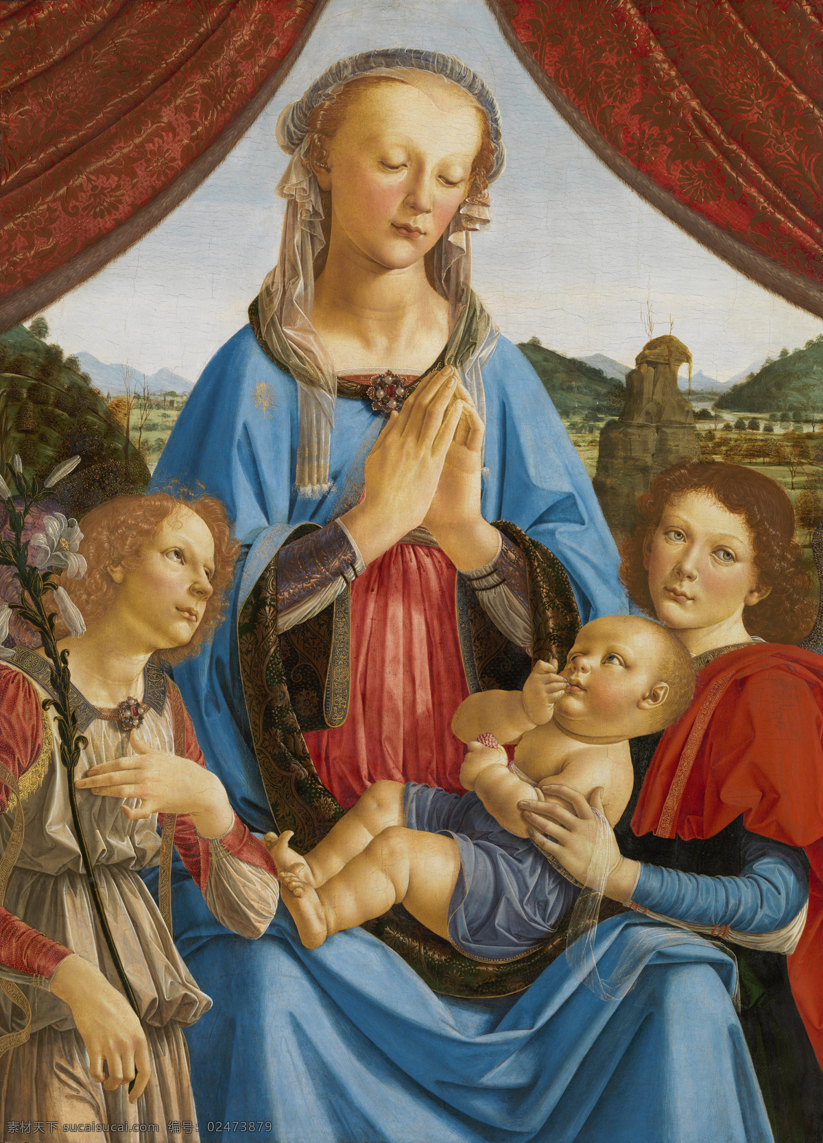 宗教油画艺术 世界名画 油画 西方油画 西方文化 绘画艺术 基督教 宗教绘画 圣母玛利亚 耶稣 圣子 圣婴 书画文字 文化艺术 黑色