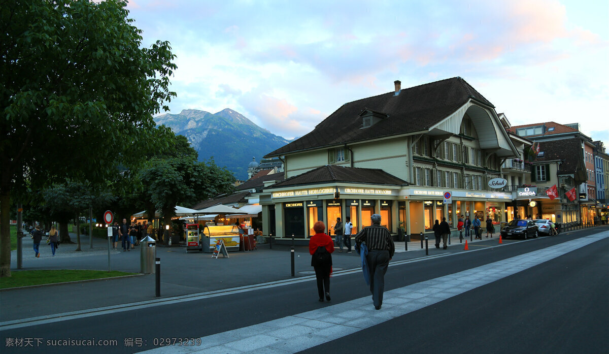 唯美 风景 风光 旅行 自然 瑞士 欧洲 因特拉肯小镇 旅游摄影 国外旅游