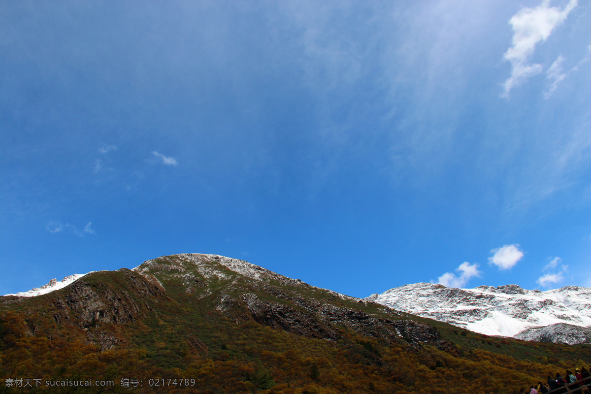 雪山风景 天空 蓝天白云 旅游 风景 美景 自然景观 自然风景 旅游摄影 雪山 蓝色