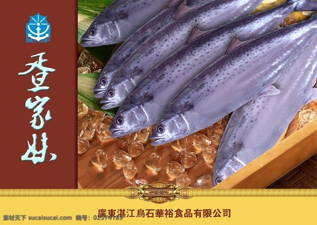 雷州 半岛 马鲛鱼 渔港 雷州半岛 海鲜 包装 冰 包装设计 广告设计模板 源文件
