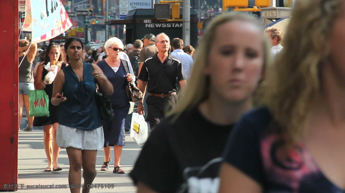 人们 走 纽约 股票 录像 视频免费下载 纽约市 成群的人 人 人群 行走 街道 人行道 纽约市新 avi 灰色