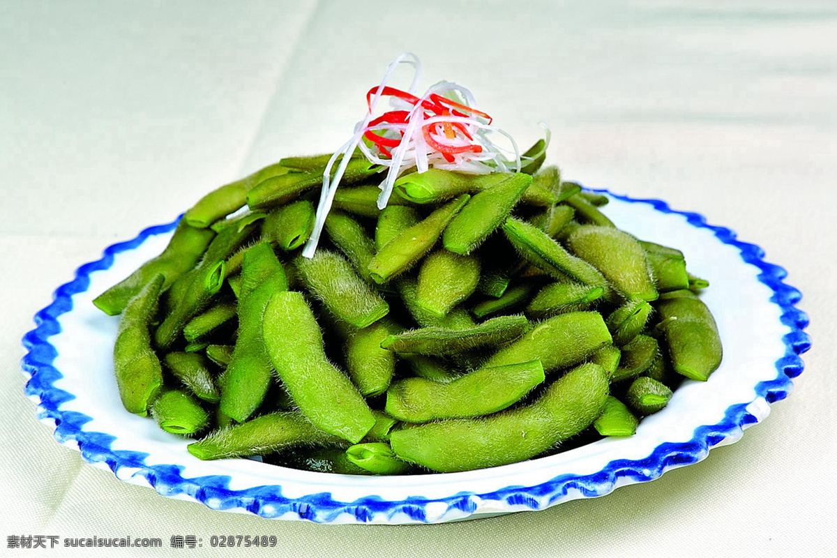 毛豆 美食 传统美食 餐饮美食 高清菜谱用图