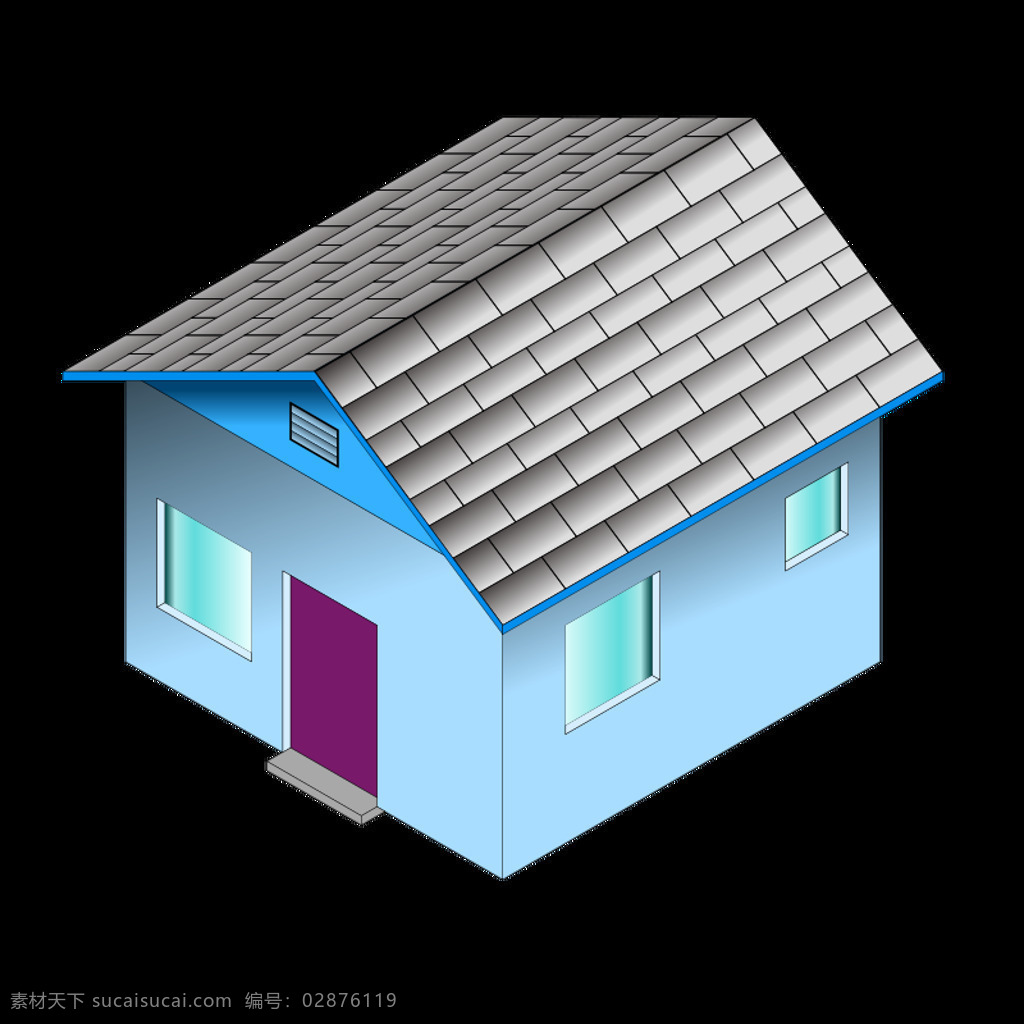 蓝色的小房子 蓝色的 房子 小 svg 黑色