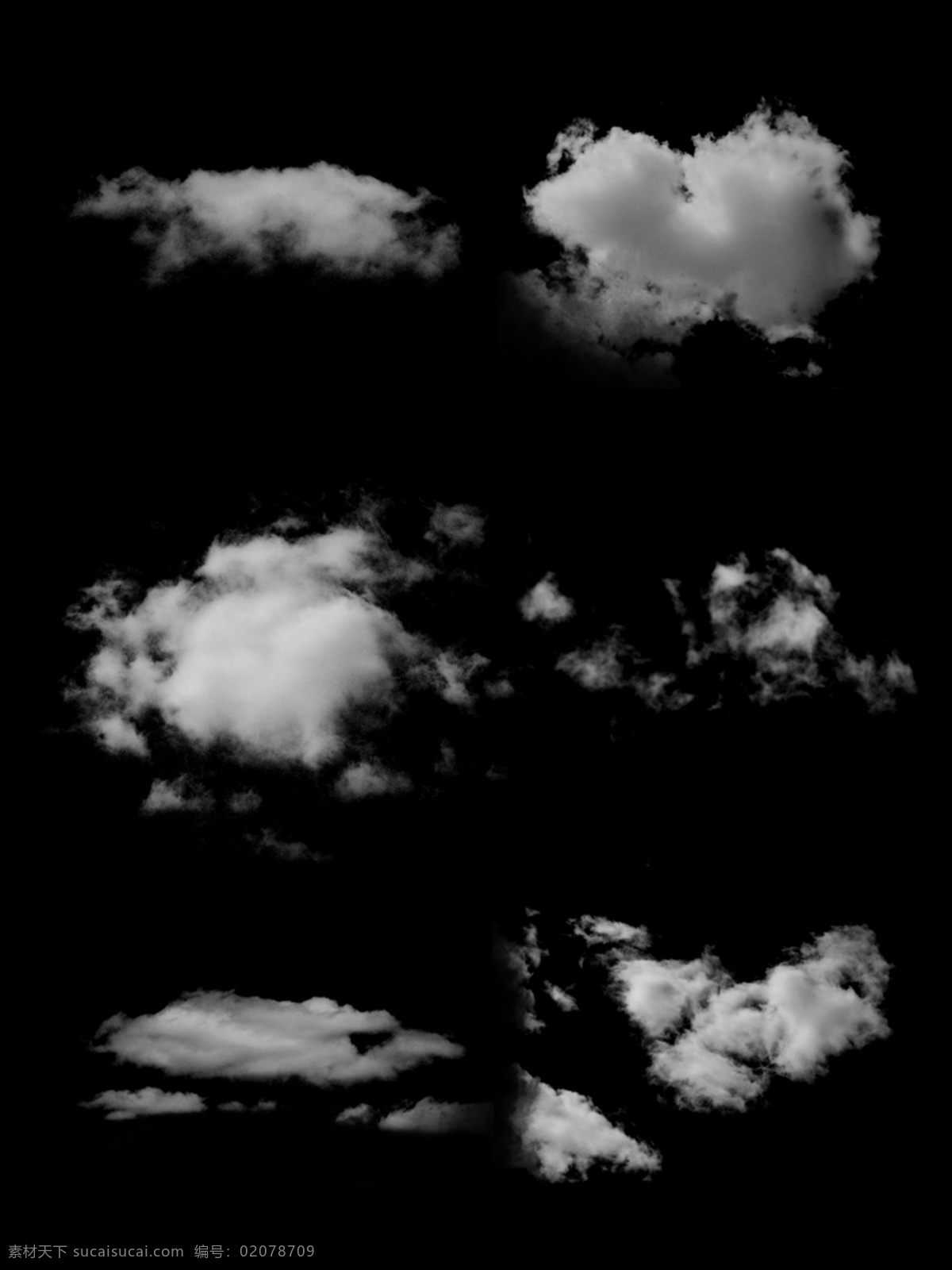 白色 实质 感 云云 彩 装饰 图案 背景 套 图 云彩 云 底纹 实质感云 套图 透明素材