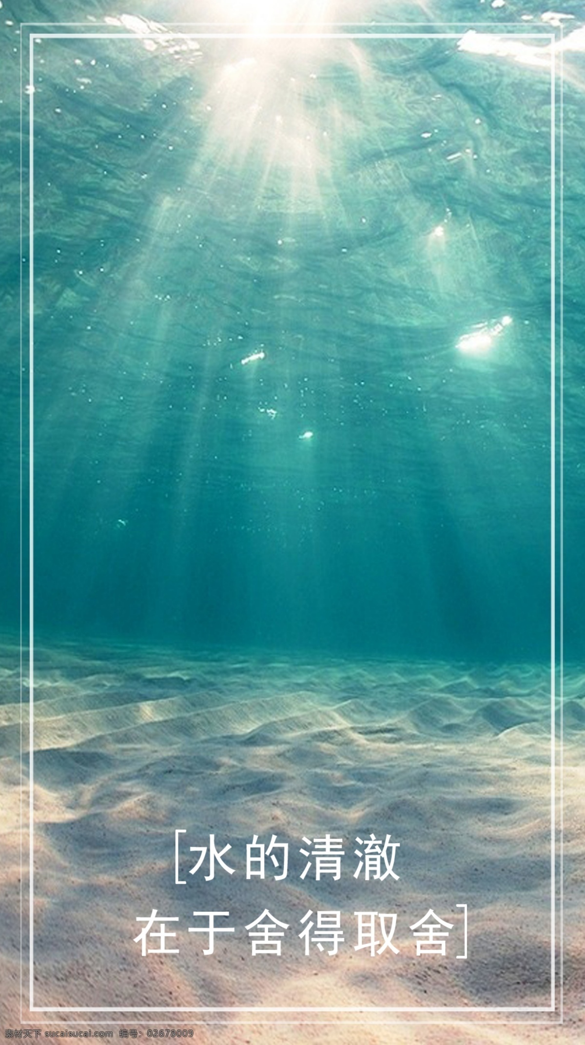 海底图片 海底 海 清澈 水