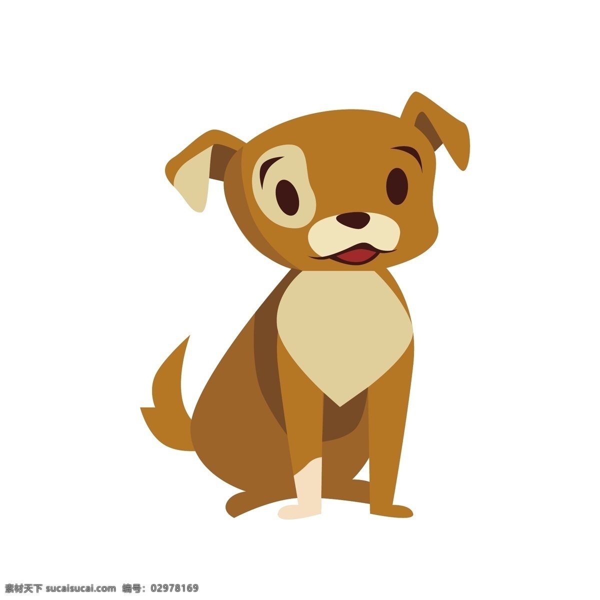 卡通 可爱 小狗 矢量 棕色 棕色的小狗 卡通的 卡通的小狗 可爱的 可爱的小狗狗