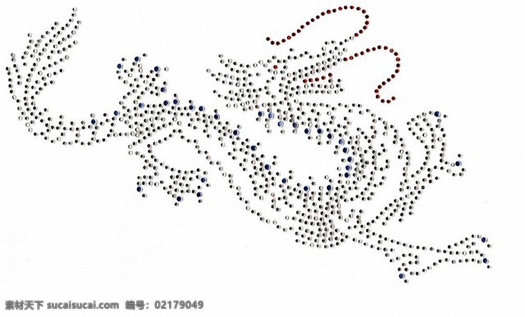 烫钻免费下载 动物 服装图案 龙 烫钻 面料图库 服装设计 图案花型