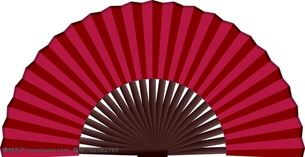 扇子图片 中国风 红色 扇子 扇子元素 矢量图 扇子素材 装饰扇子 中国风扇子 折扇 小物件 卡通扇子