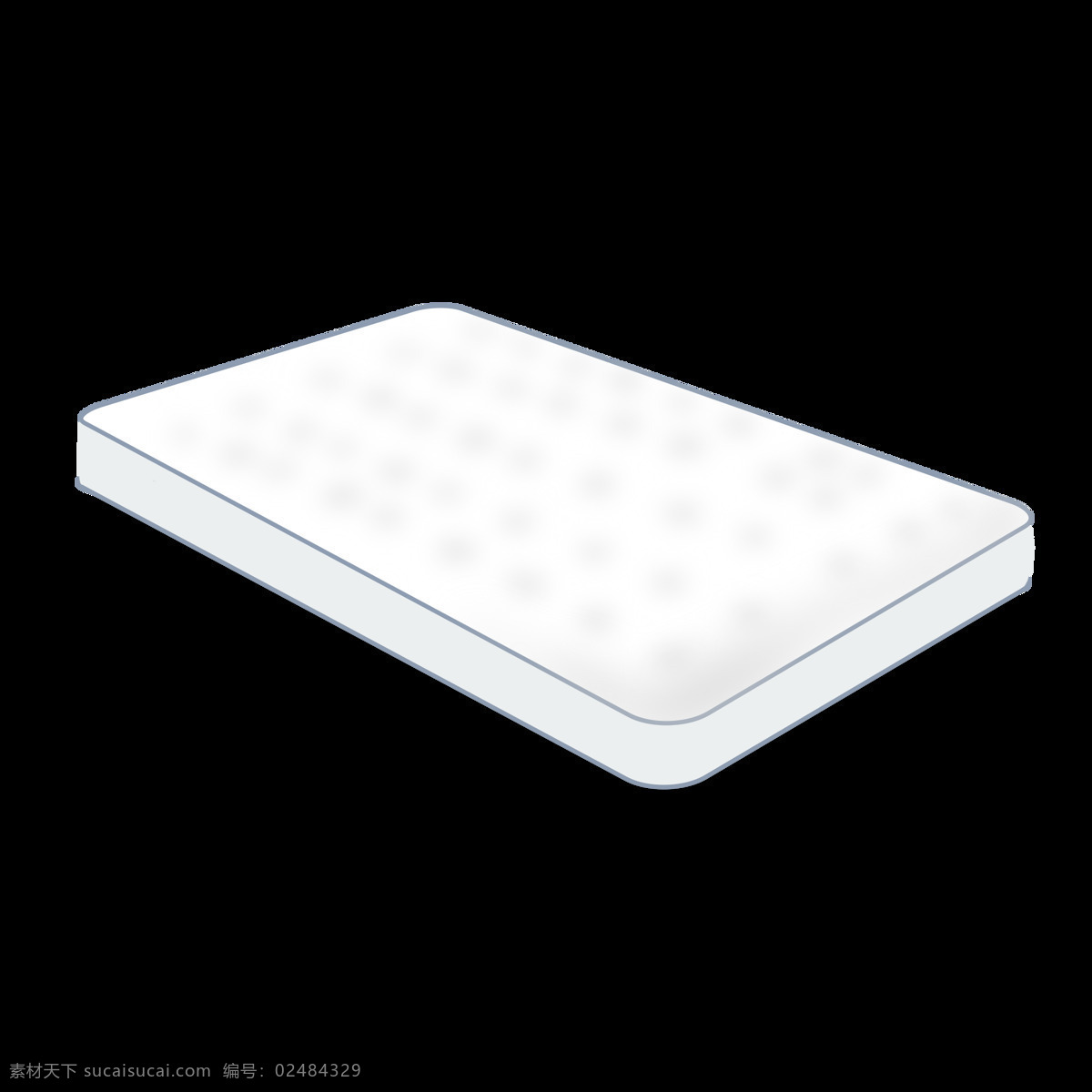 弹簧乳胶床垫 弹簧 乳胶床垫 床垫 白色 家具 可用 动漫动画