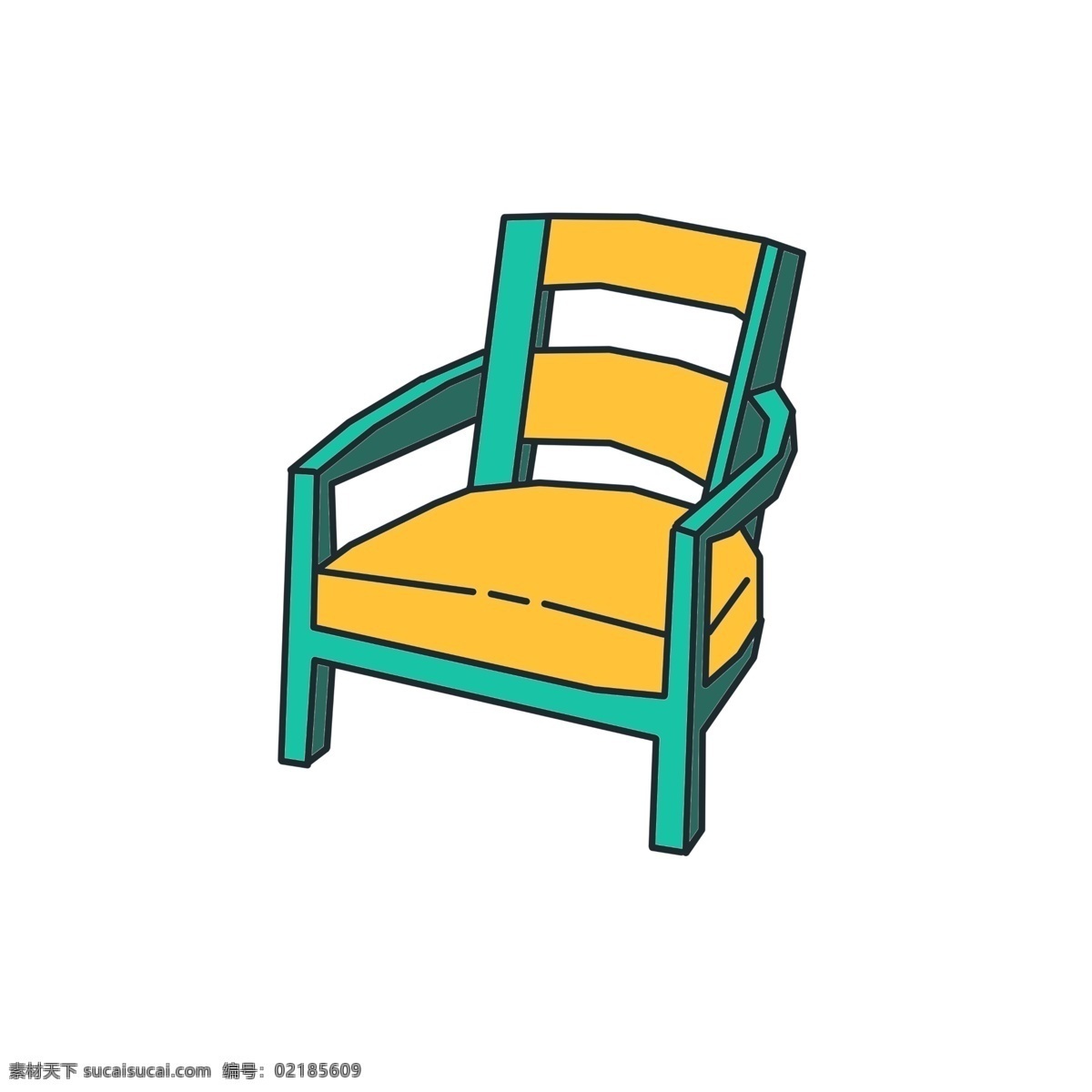 立体 椅子 装饰 插画 立体椅子 精美椅子 卡通椅子 椅子装饰 椅子插画 木头的椅子 家具的椅子