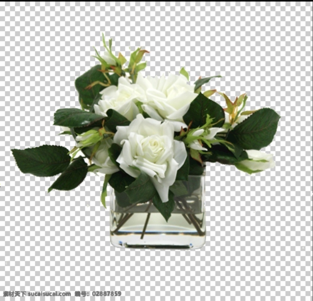 摆件 桌花 透明底花艺 绿植图片 绿植 免抠图 花 花艺 分层图 图层 分层