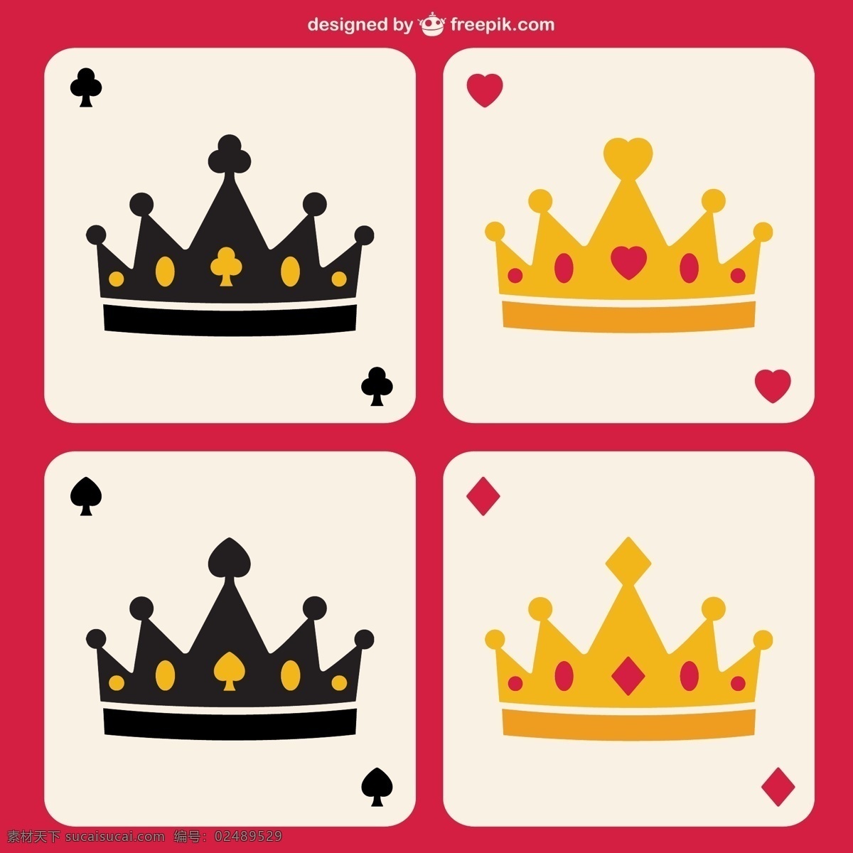 扑克冠矢量 皇冠 卡 游戏 赌场 国王 扑克 王后 国王皇冠 赌博 赌徒 白色