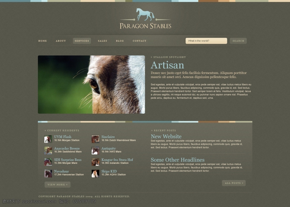 html 动物 咖啡色 欧美风格 培训 其他模板 网页模板 网站模板 英文网站 源文件 马 销售 马厩 养马 动植食物 海报 企业文化海报