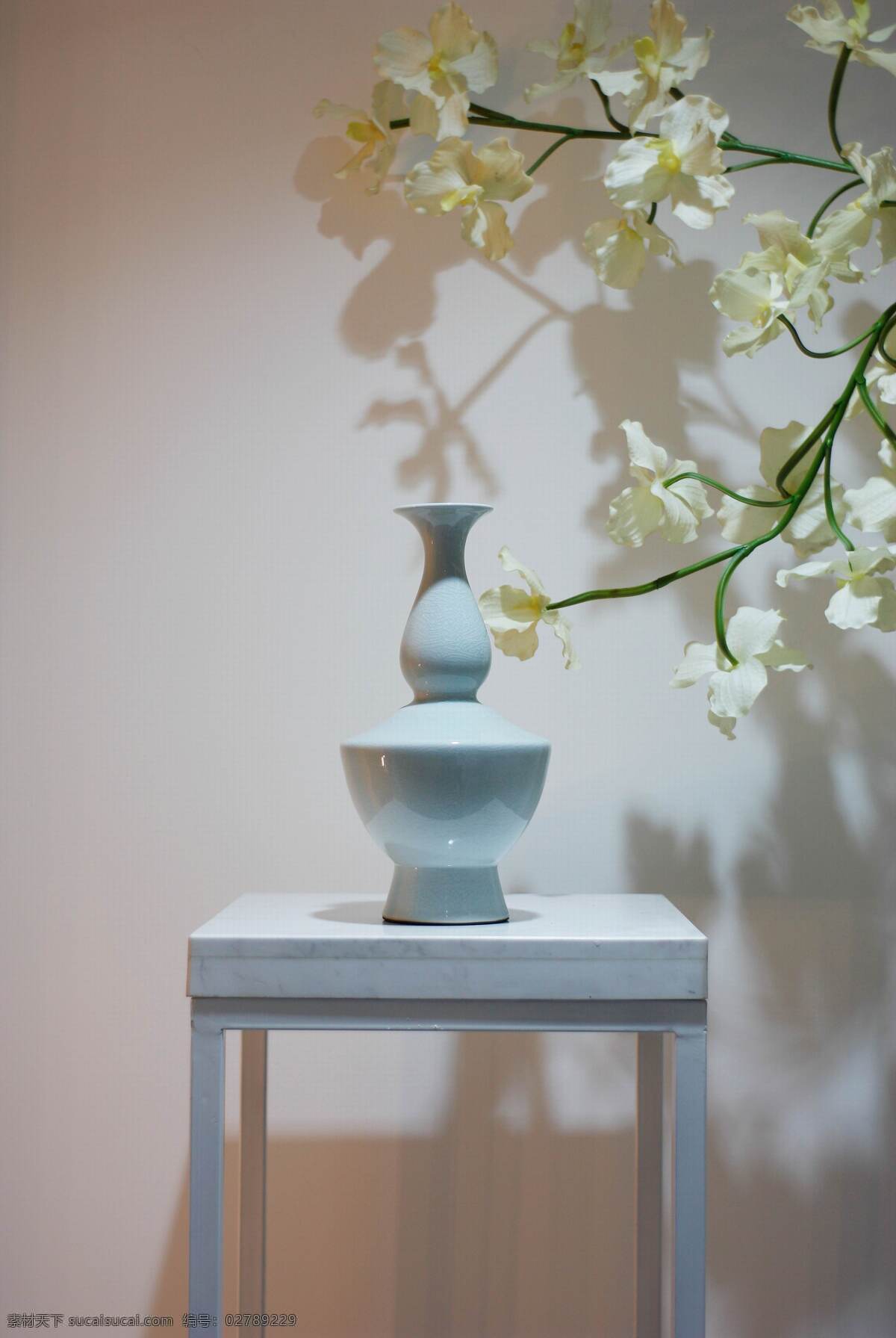 瓷器 摆设 装饰品 工艺品 艺术品 古董 软装 鲜花 花卉 花朵 展品 瓶子 传统文化 文化艺术