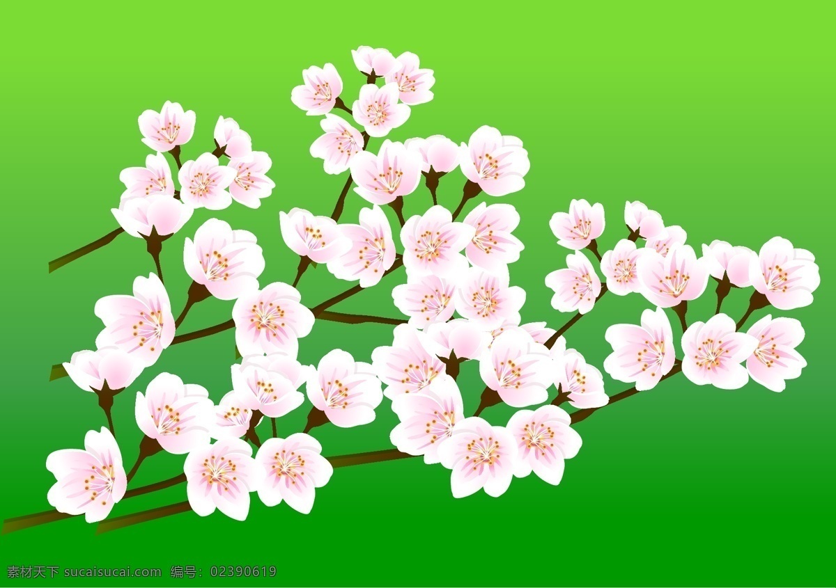 各种 逼真 精美 花草 花草矢量图 生物 世界 矢量 矢量图 其他矢量图