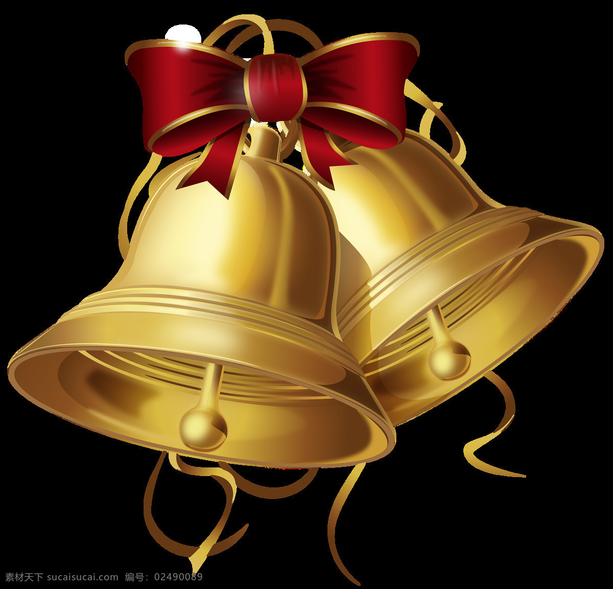 圣诞节 铃铛 元素 圣诞 礼物 装饰 彩带 装饰品 饰品 元素设计 丝带 可爱