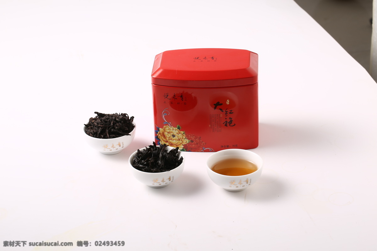大红袍 茶文化 干茶 茶叶特写 红茶 餐饮美食 饮料酒水